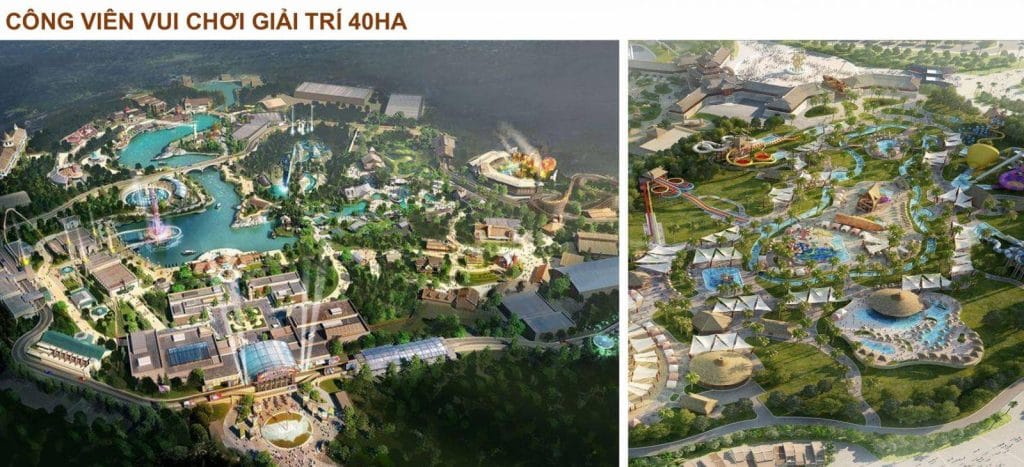 Công viên vui chơi giải trí rộng 40ha