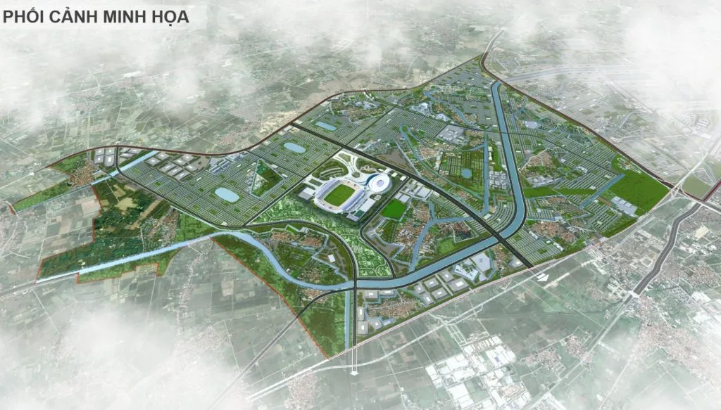 Tiềm Năng Đầu Tư Vinhomes Olympic - Cơ Hội Vàng Phía Nam Hà Nội 3 Sân vận động Olympic nằm tại khu B, đồng thời là biểu tượng của toàn bộ dự án Thành Phố Thể Thao Vinhomes Olympic