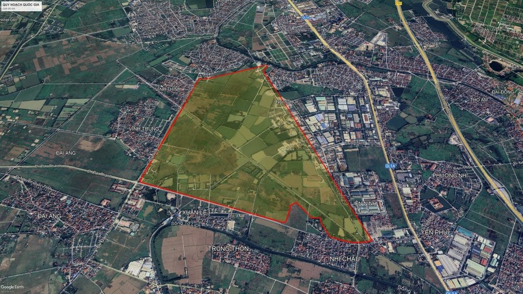 Bản đồ ranh giới quy hoạch Ga Ngọc Hồi